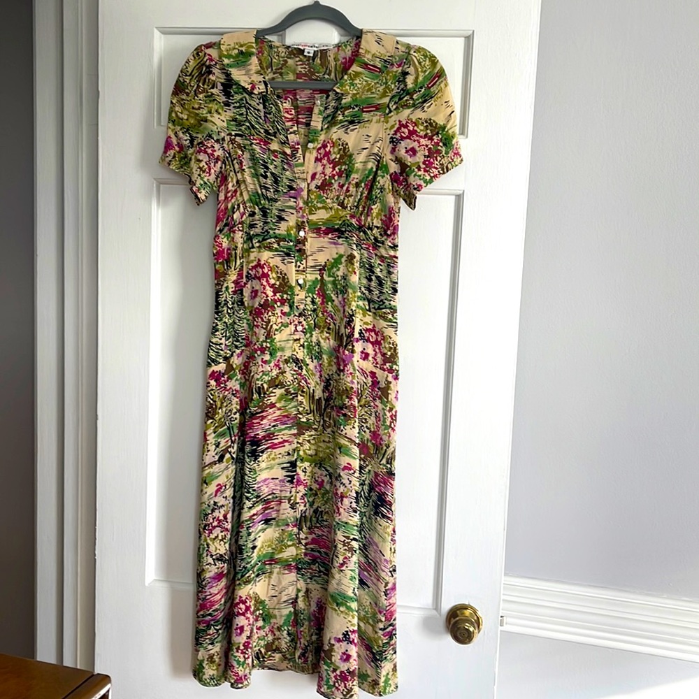 Corey Lynn Calter silk patterned dress